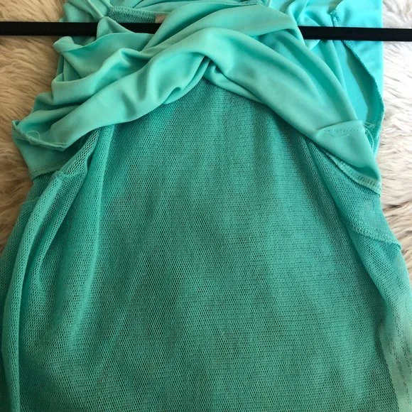 Zara Sleeveless Blouse in Aqua | Size Small - Picture 6 of 8